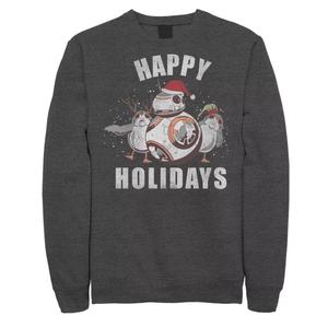 Детский флис «Звездные войны BB-8» и Porg «Happy Holidays» Licensed Character