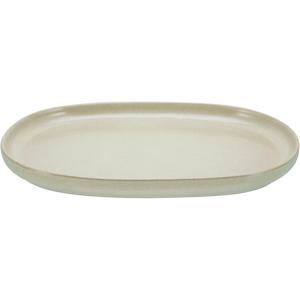 Сервировочное блюдо Uno, овальное сервировочное блюдо с сатинированной специальной глазурью, гармонично сбалансированное Creatable, песочный