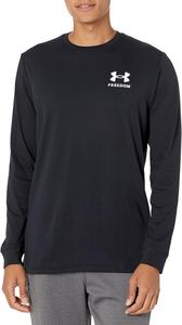 Мужская футболка с длинным рукавом Under Armour Freedom Flag, Black (001)/White