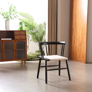 Yu Senyi Плетеный диван-кресло из ротанга и дерева для балкона, черный, 6 шт