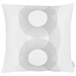 Декоративная подушка 5232 Apelt, Weiß ,grau + Kreise