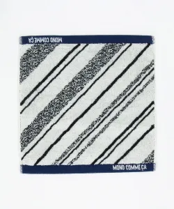 Полотенце-платок в полоску Mono Comme Ca, цвет White