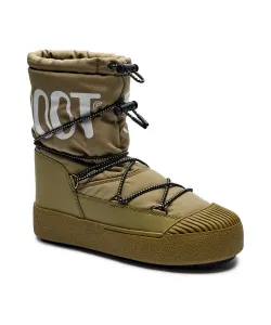 Мягкие зимние ботинки Moon Boot, зеленый