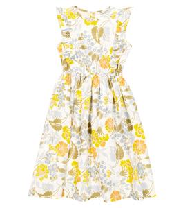 Платье Gianni из льна и хлопка с цветочным принтом The New Society, разноцветный