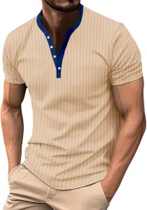 Мужская повседневная футболка-поло Wenkomg1 с коротким рукавом, размеры M-3XL