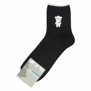 Мужские повседневные короткие носки EMPORIO ARMANI с изображением медведя из манги