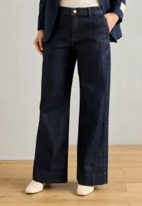 Японские широкие штанины Mos Mosh, Dark Blue