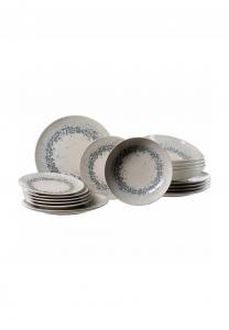 Набор тарелок Ritzenhoff & Breker Cecina, 18 штук, бежево-серый