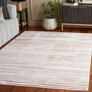 Ковер SAFAVIEH, 166 x 232 см, Lagoon Collection, Grey & Beige, дистресс-дизайн, не линяет и прост в уходе, идеален для помещений с высокой проходимостью в гостиной, спальне (LGN518F)