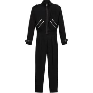 CELINE Женский черный комбинезон