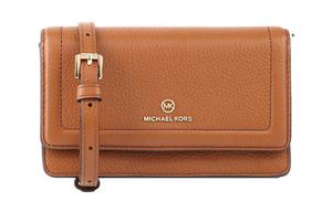 Сумка через плечо Jet Set Charm из кожи небольшого размера для женщин коричневый MICHAEL KORS