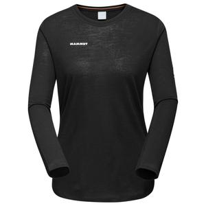 Рубашка из мериноса Mammut Women's Tree Wool Firstlayer Longsleeve, черный