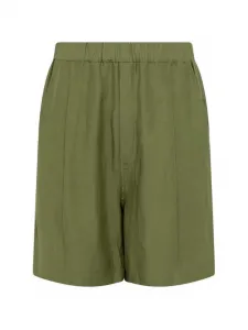 Бермуды на эластичном поясе Laneus, зеленый