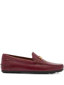 Лоферы Clay с металлическим декором Bally, красный