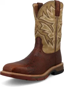 Рабочие ботинки Twisted X Men's 11" Western, с защитным носком, цвет имбирь и груша, размер 7 D