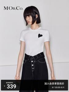 Футболка Moco Love Chapter с коротким рукавом, черный