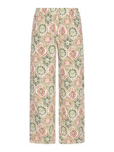 Тканевые брюки usha FESTIVAL, цвет green multicolor