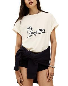 Футболка Rivera с принтом ba&sh, слоновая кость/кремовый