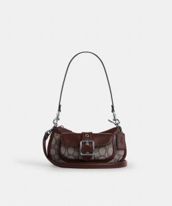 Мини-сумочка Ashton через плечо из фирменного жаккарда