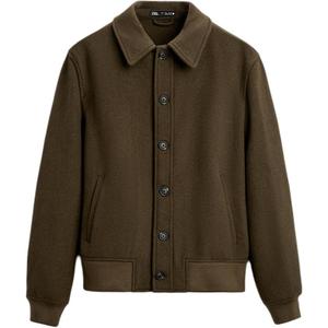 ZARA Куртка мужская бежевая, Tan