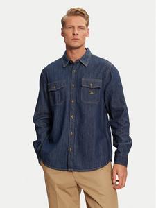 Джинсовая рубашка обычного кроя Guess, синий