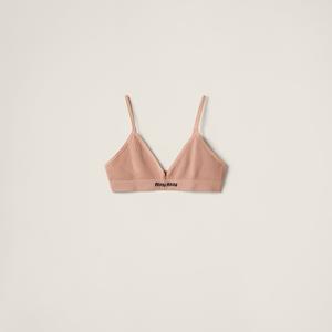 Бесшовный бюстгальтер MIU MIU, бежевый