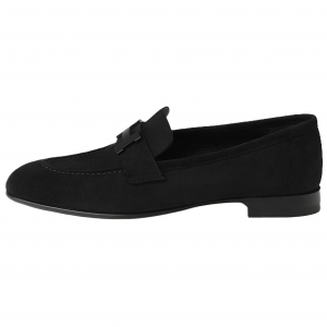 Hermes Женские парижские лоферы, черный