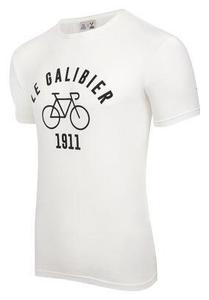 Футболка с короткими рукавами LeBram & Sport Epoque Le Galibier Marshmallow / Белый