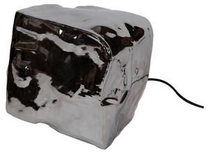 Настольная лампа KAWOLA EDESSA, серебро - стекло - 28 х 28 х 28 см