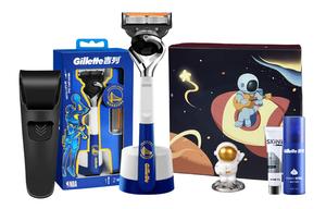 Gillette Golden State Warriors NBA Collaboration бритвы 1 держатель для ножей 2 подарочный набор лезвий