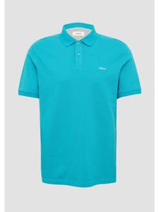 Рубашка поло 6259_пастельно-бирюзового цвета s.Oliver