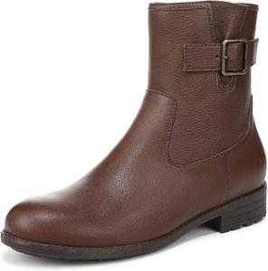 Короткие ботинки Vionic Jill на молнии, Coffee Leather