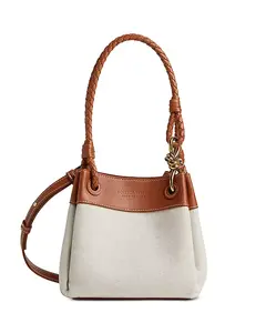 Небольшая парашютная сумка через плечо Bottega Veneta, белый