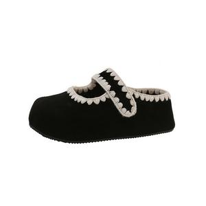 7 SEVFUN Закрытые тапочки женские черные, цвет Black