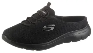 Skechers Sabot "SUMMITS SWIFT STEP", летняя обувь, слипоны, веганская обработка, черный