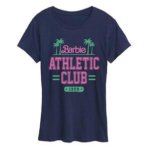 Женская футболка с принтом athletic club Barbie, Navy