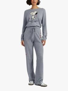 Уютные джоггеры Snoopy Hearts из шерсти Wool Rich Chinti & Parker, Grey Marl