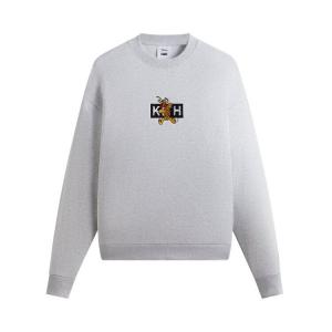 Толстовка Kith For Mickey & Friends Cyber Monday Pluto Classic Logo Crewneck, серый