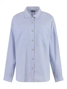 Рубашка в полоску MOTHER, синий