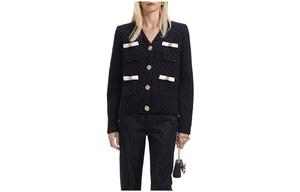 Женский классический свитер Self portrait Self-portrait, черный