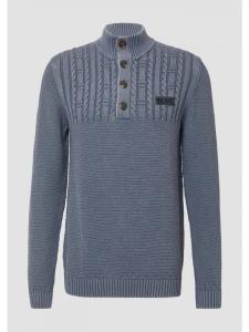 Вязаный свитер цвета 5363_бледно-голубой s.Oliver