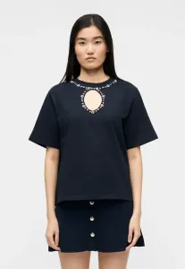 Футболка с принтом в старинном стиле Sandro, Marine