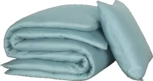 Пододеяльник Оливия 140x200/220 см хлопок светло-голубой De Witte Lietaer