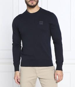 Свитер мужской Boss Orange с нашивкой, синий