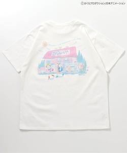 Футболка с графическим принтом в стиле Чиби Маруко-тян (взрослый размер)