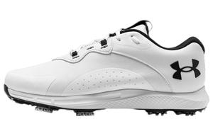 Заряженные туфли для гольфа Draw Мужские низкие белые Under Armour