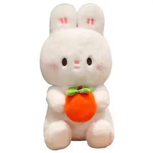 Плюшевая кукла милый кролик на удачу OU DI PIG, белый