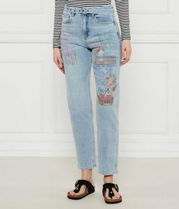 Джинсы ковбойские Straight fit Desigual, синий