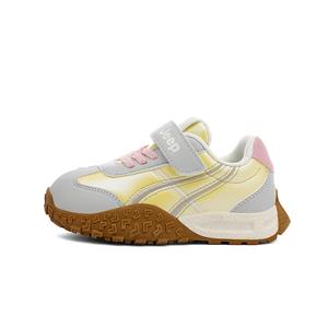 Jeep Беговые кроссовки Running Collection Cushioning Rebound Breathable Abrasion Resistant, серые, желтые, розовые, детские