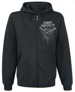Куртка с капюшоном Amon Amarth Carved Skull, черный